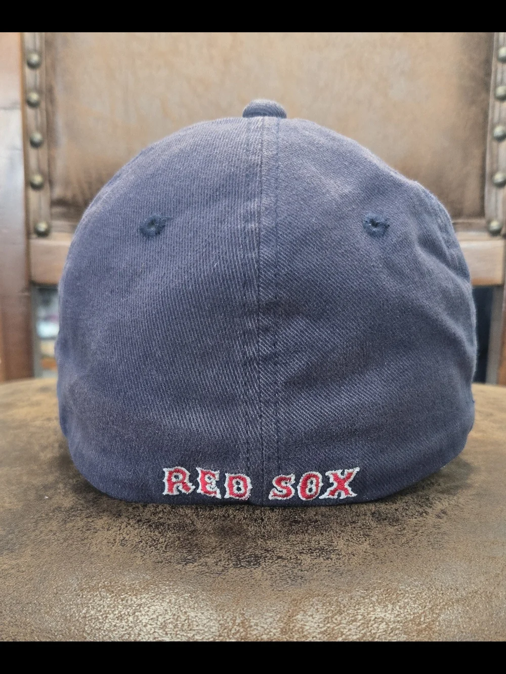 Vintage Y2K Nike Boston Red Sox Sock Logo Swoosh Flex Fitted Hat Cap OSFA #646
